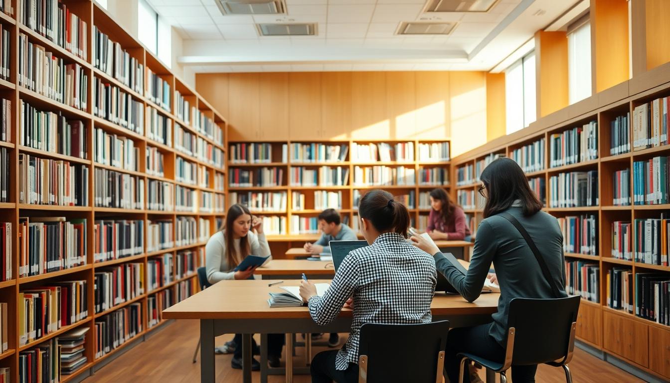 Student preparing for exams with study materials